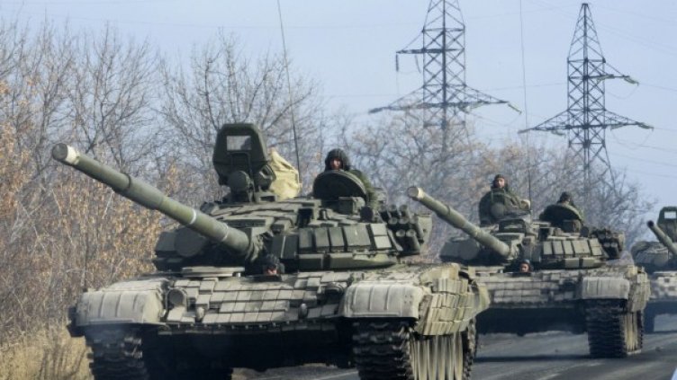 Проруски сили се отправят към Донецк на 10 ноември т.г. Снимка: БТА