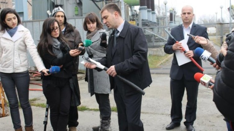 Представяне на проекта в подстанция "Орион". Снимка: ЧЕЗ