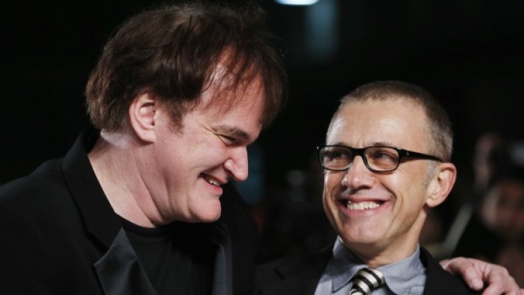 Куентин Тарантино /вляво/ и Кристоф Валц. Снимка: Архив Reuters