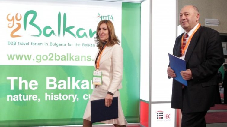 Министър Николина Ангелкова при откриване на "Go2Balkans". Снимка БТА