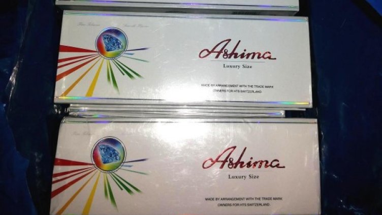 Задържаните цигари на Капитан Андреево. Снимка Агенция "Митници"