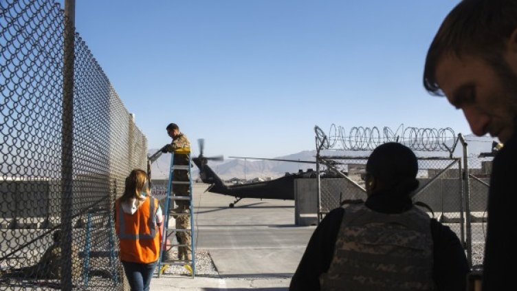 Американската база Баграм. Снимка, архив Reuters