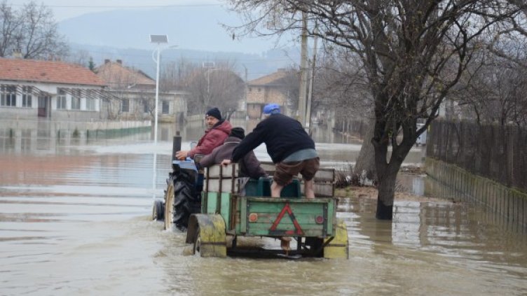 Наводнението в Николаево. Снимка БТА