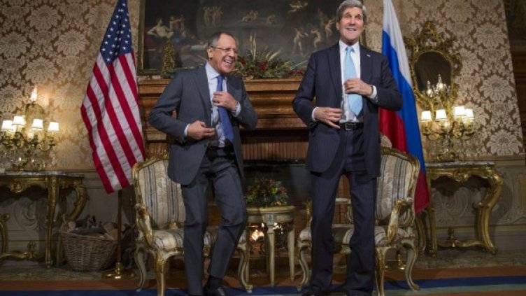 Сергей Лавров и Джон Кери. Снимка: Reuters