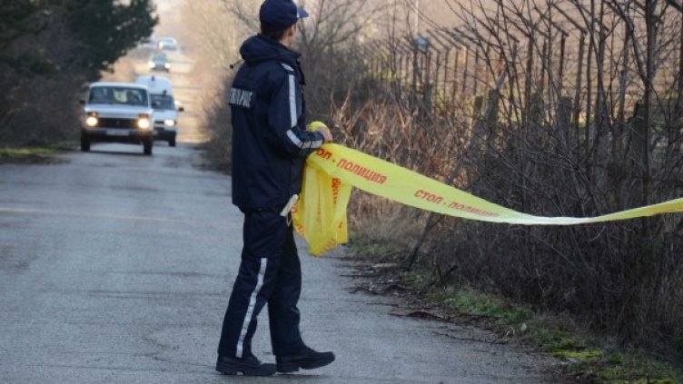 Районът около взрива в Мъглиж. Снимка БТА