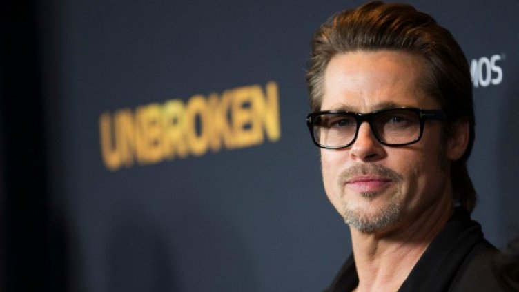 Брад Пит на премиерата на "Несломен". Снимка: Reuters