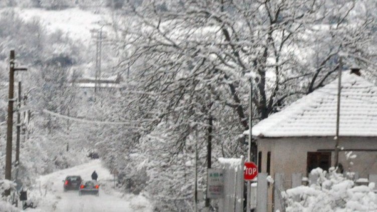 Зимата във Видинско. Снимка БТА