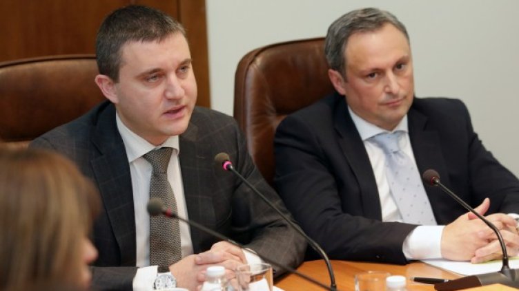 Владислав Горанов и Радослав Миленков. Снимка: БТА