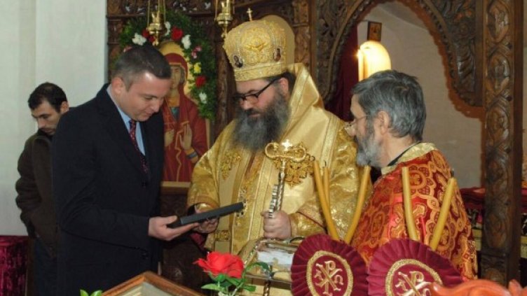 Освещаването на храма "Св. Марина" във Варна. Снимка Facebook