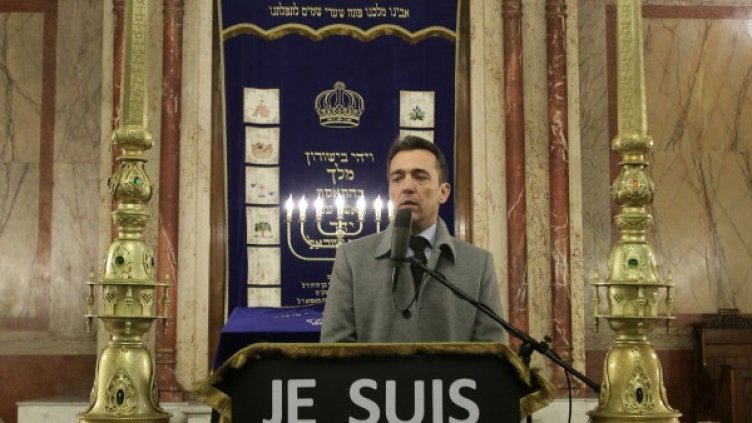 Посланик Ксавие Лапер дьо Кабан беше сред присъстващите.Снимка: БТА