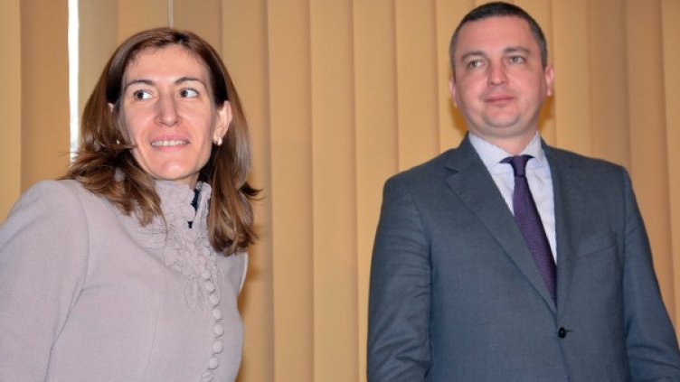 Николина Ангелкова и Иван Портних. Снимка: БТА