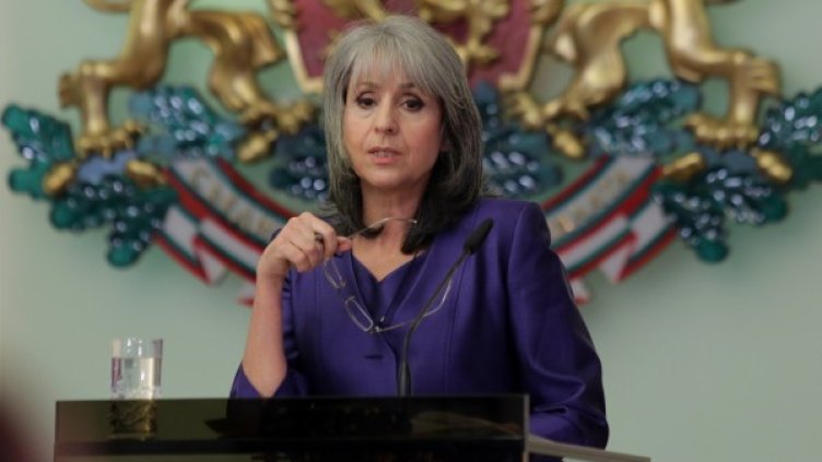 Вицепрезидентът Маргарита Попова. Снимка: БТА