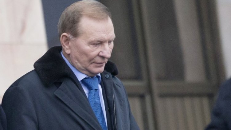 Леонид Кучма на преговорите. Снимка: Reuters