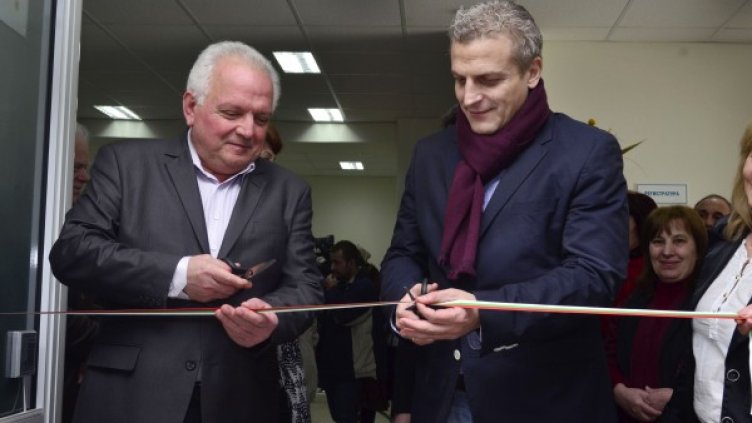 Министър Петър Москов в Добрич. Снимка БТА