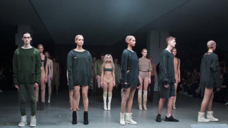 Моделите на Кание Уест. Снимка: БТА