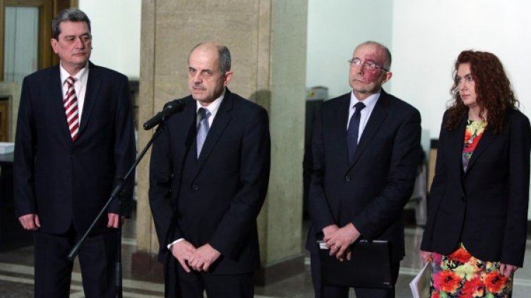 Брифинг на Междуведомствената комисия за възстановяване и подпомагане към МС. Снимка БТА