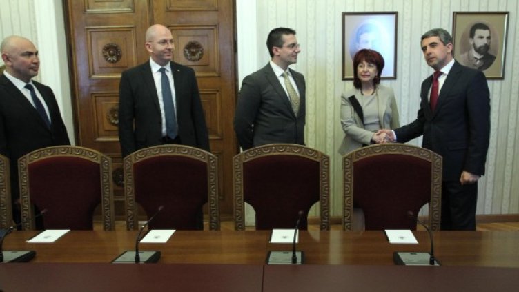 Срещата на президента Росен Плевнелиев с БДЦ. Снимка БТА