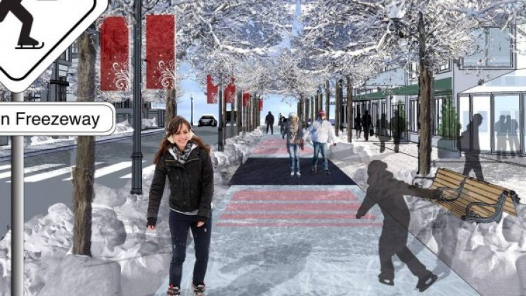 Снимка: Facebook/ The Edmonton Freezeway