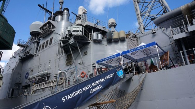 Корабът "Виксбърг". Снимка: БулФото