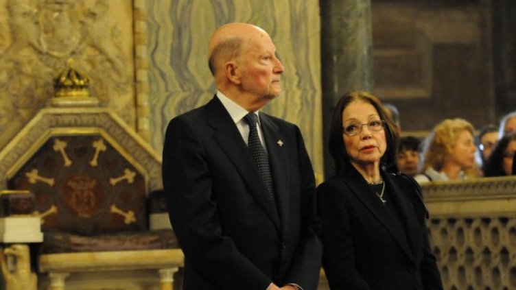 Симеон Сакскобургготски и съпругата му Маргарита. Снимка: Булфото, архив