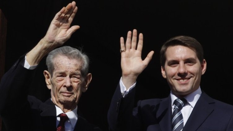 Крал Михай и принц Николае. Снимка: Reuters