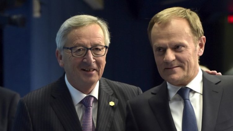 Жан-Клод Юнкер и Доналд Туск. Снимка: архив, Reuters