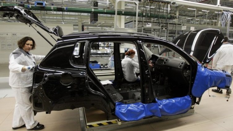 Заводът на Volkswagen в Калуга. Снимка: Ройтерс