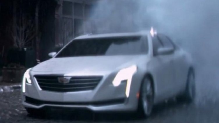 Единствената към момента снимка на новия CT6. Снимка: Cadillac