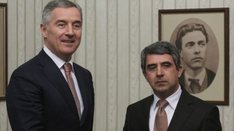 Мило Джуканович и Росен Плевнелиев. Снимка: БТА