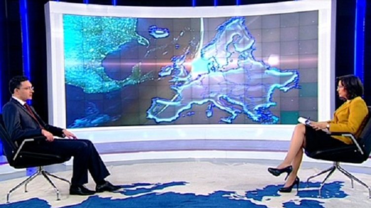 Министър Митов в предаването "Брюксел 1". Снимка: Bulgaria On Air