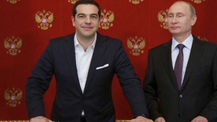 Алексис Ципрас и Владимир Путин. Снимка: БТА