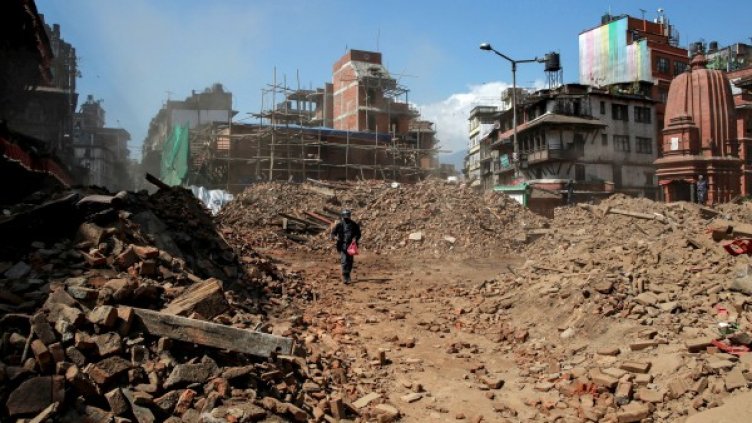 Земетресението в Непал е част от процеса, според учените. Снимка: Reuters