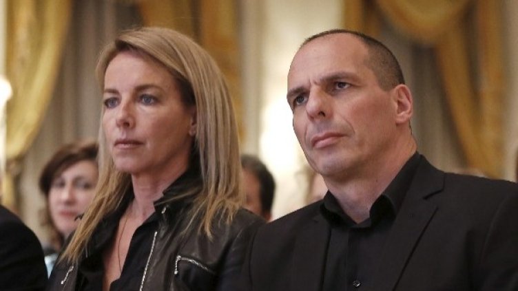 Данаи Страту и Янис Варуфакис. Снимка: архив, Reuters