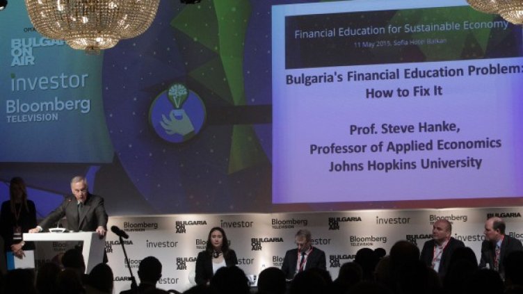 Проф. Стив Ханке. Снимка: БТА