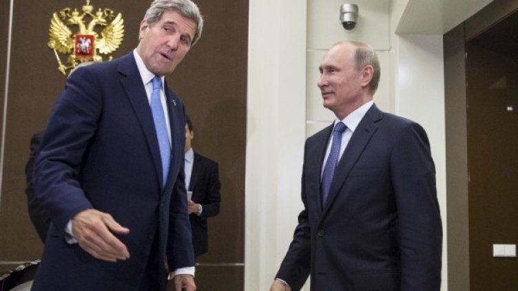 Джон Кери и Владимир Путин. Снимка: архив, Reuters