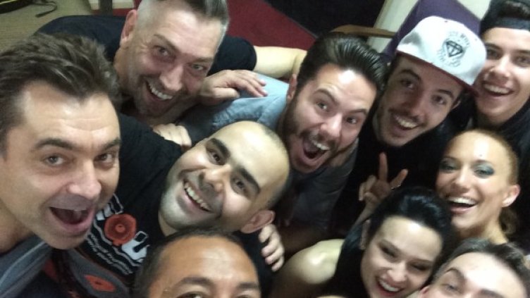 Боби, Заки и музикантите в Русе. Снимка: Авеню