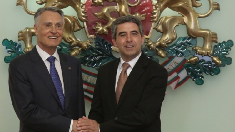 Президентите Росен Плевнелиев и Анибал Каваку Силва: Снимка: БТА