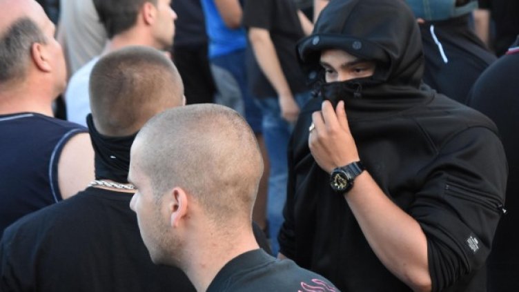 Снимка: Булфото, Кадър от снощния протест