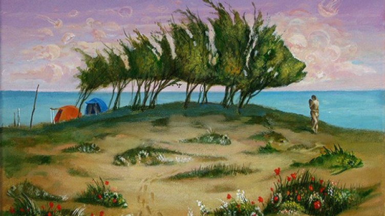 Картина на Милен Маринов. Снимка:  Le Papillon