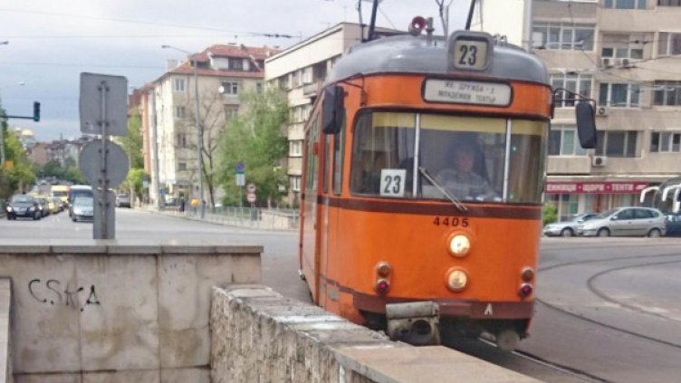 Част от трамваите в София са над 50 годишни. Снимка: Булфото