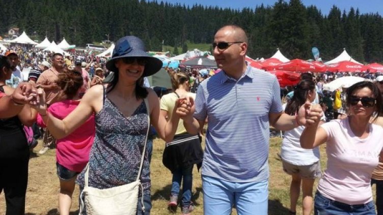 Цветан Цветанов на събора на Рожен. Снимка: ГЕРБ