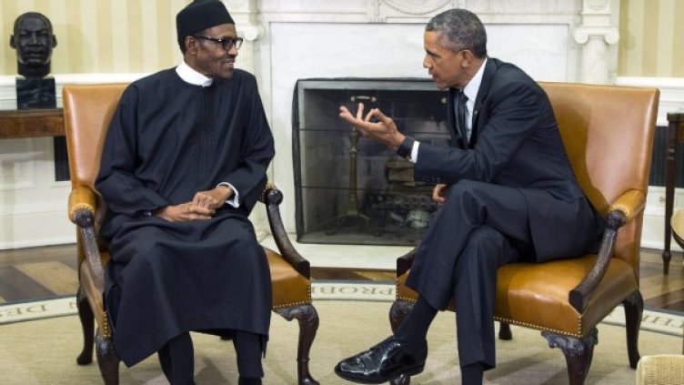Мухамаду Бухари и Барак Обама. Снимка: БТА
