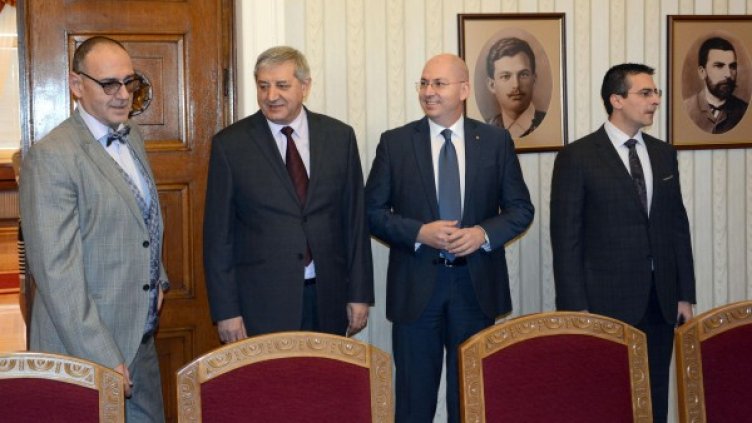 Любен Дилов-син, Кънчо Филипов, Румен Йончев и Светлин Танчев. Снимка: Булфото