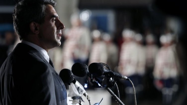 Президентът произнася слово в Габрово. Снимка: БТА