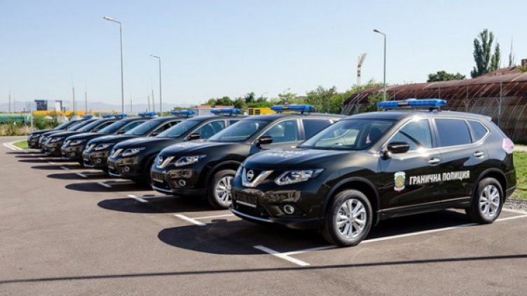 Новите коли на "Гранична полиция". Снимка: МВР