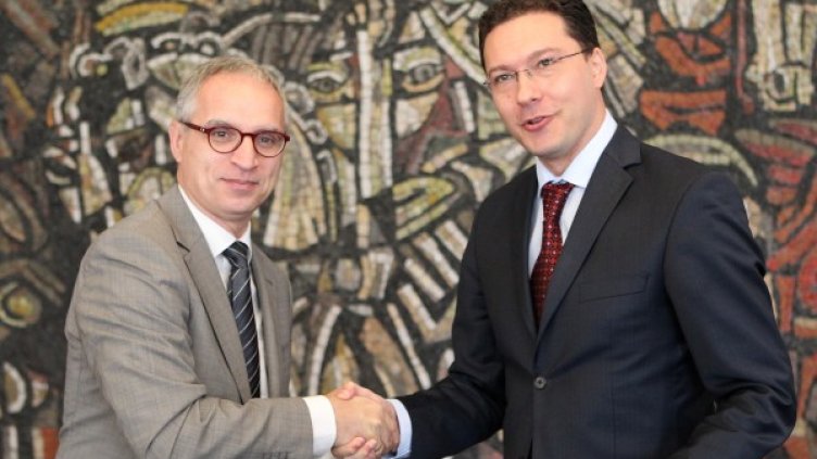 Свиланович (л) и Митов. Снимка: БТА