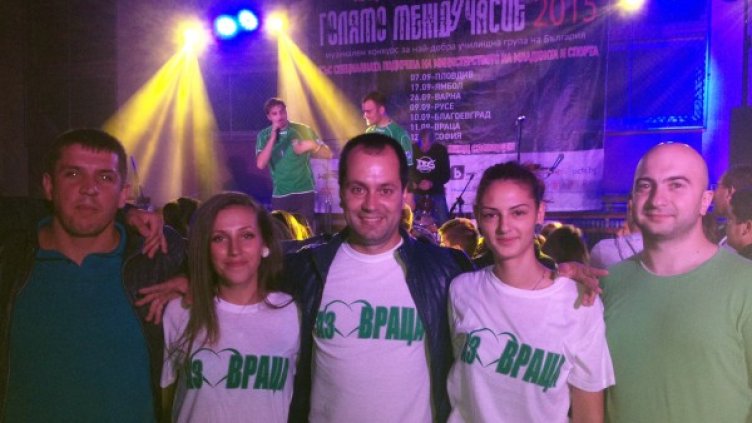 Калин Каменов на рок концерта в родния му град Враца. Снимка: Голямо междучасие