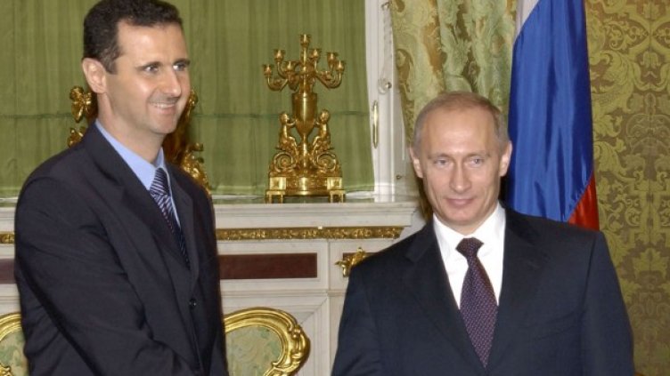 Башар Асад и Владимир Путин, Кремъл, 2005 г. Снимка: архив, Reuters