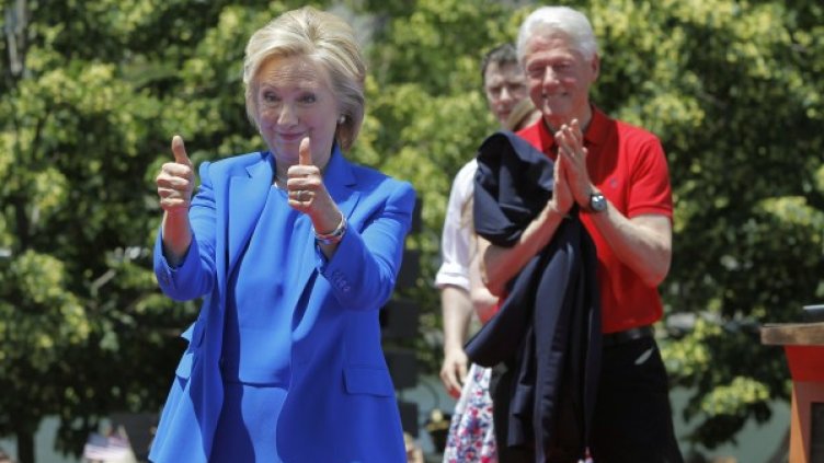 Хилари и Бил Клинтън. Снимка: архив, Reuters