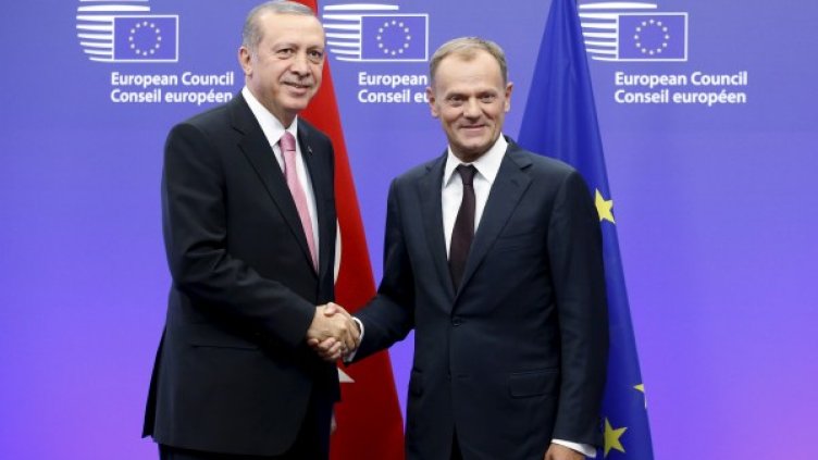 Ердоган и Туск. Снимка: Reuters